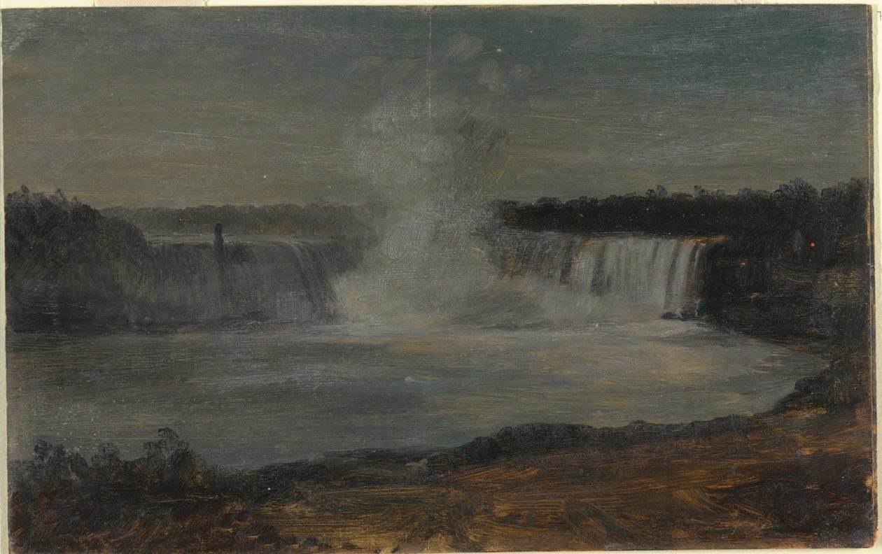 Niagara Falls in Evening Light, September 1856 by Frederic Edwin Church
