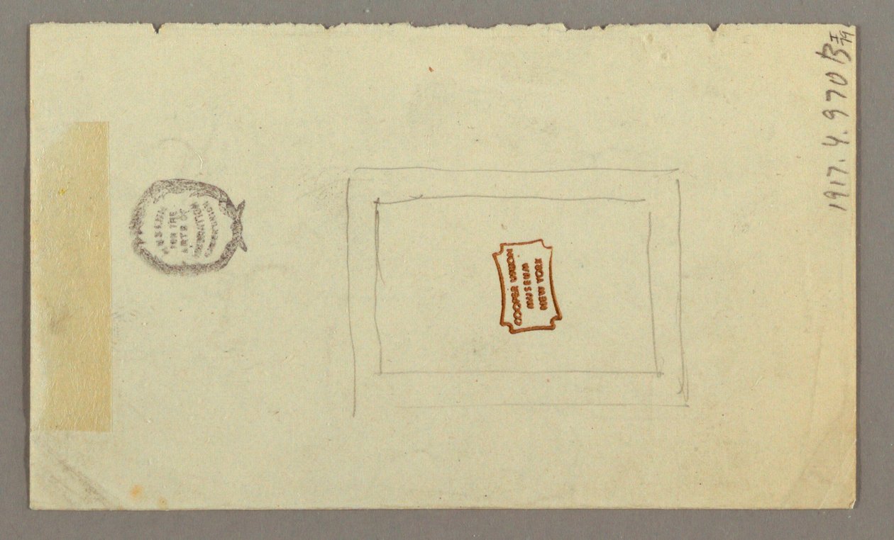 Rectangle Design, possibly 1868 by Frederic Edwin Church