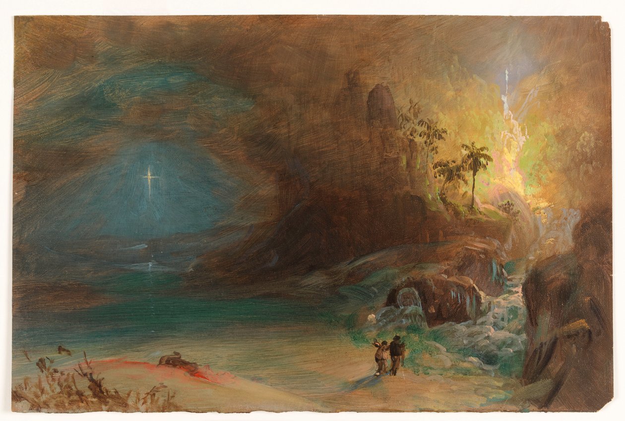 Study for "Apotheosis to Thomas Cole", ca. 1847 by Frederic Edwin Church