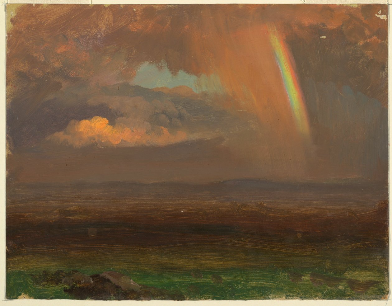 Sunset Over Broad Landscape, 1865 by Frederic Edwin Church