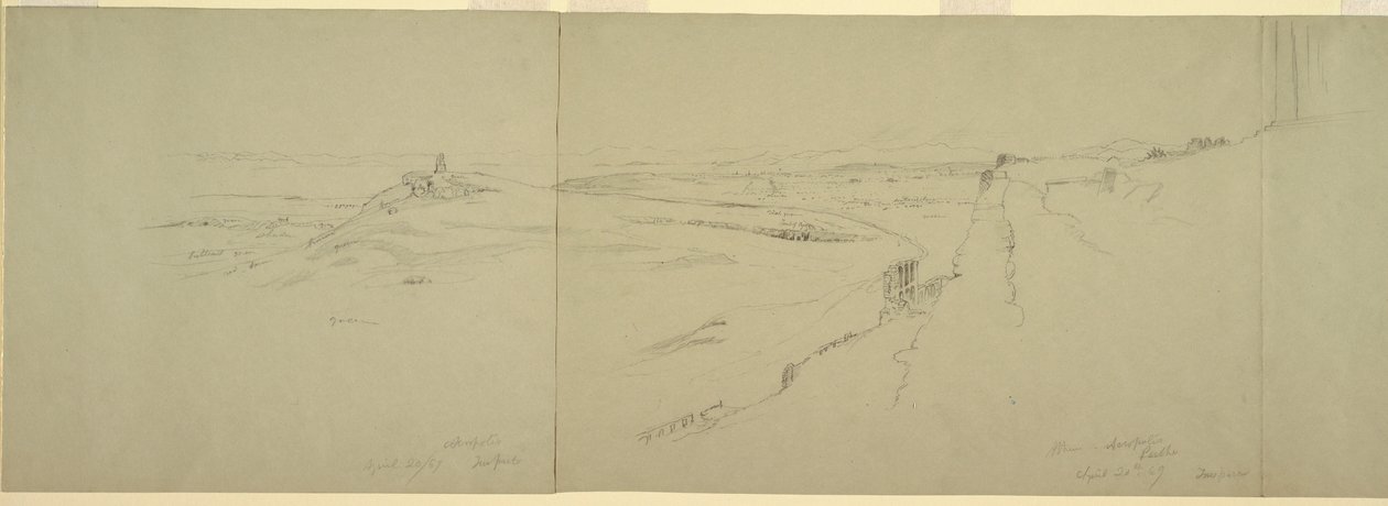 View from the Acropolis, 1869 by Frederic Edwin Church