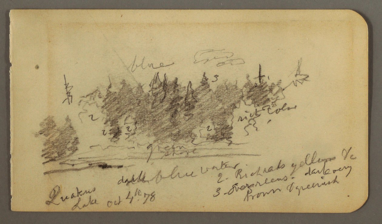 Wooded Shore by Frederic Edwin Church