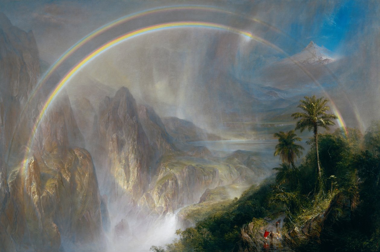 Rainy Season in the Tropics - Google Art Project (crop) by Frederic Edwin Church