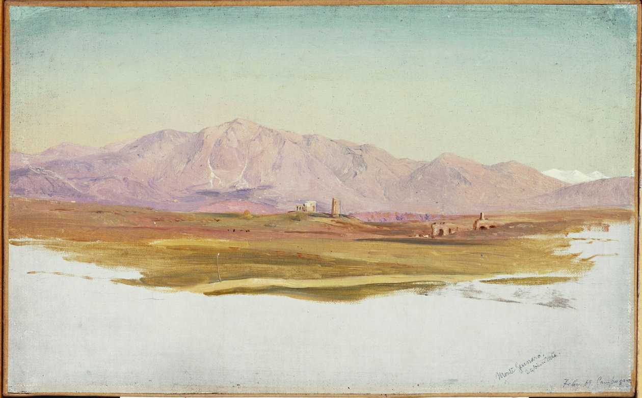 Monte Guinaro, Sabine Mountains, 1869 by Frederic Edwin Church
