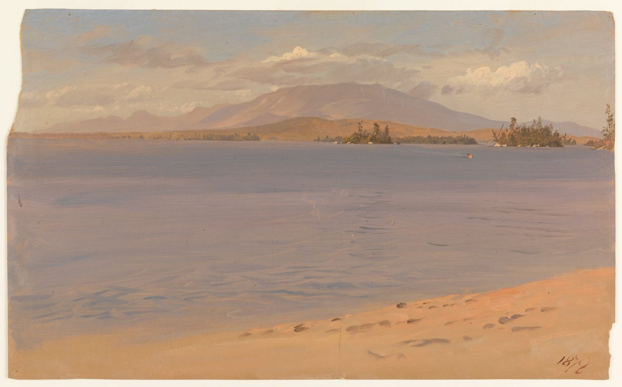 Mount Katahdin from Lake Millinocket by Frederic Edwin Church