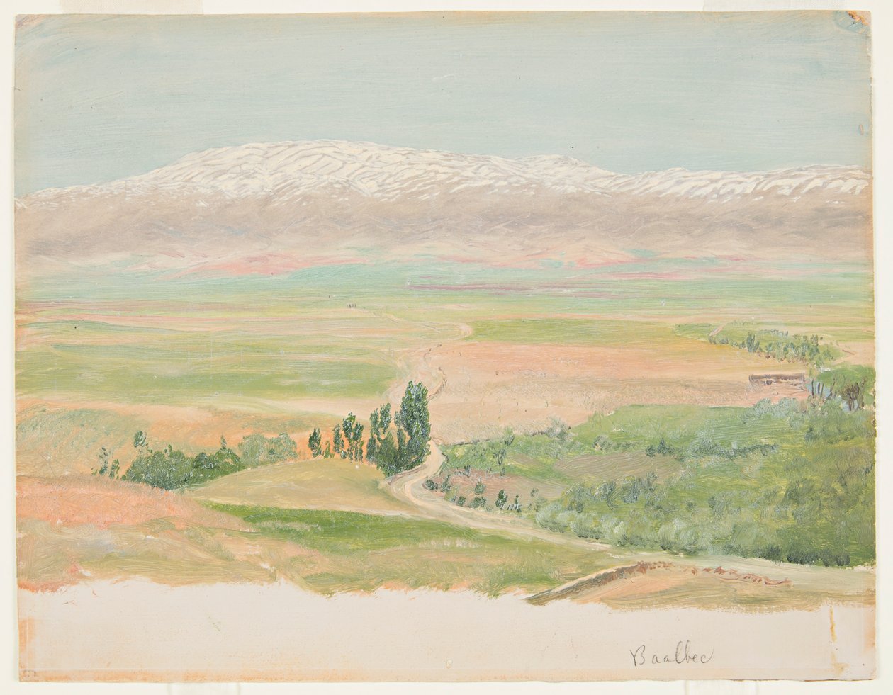 Mountains Near Baalbec by Frederic Edwin Church