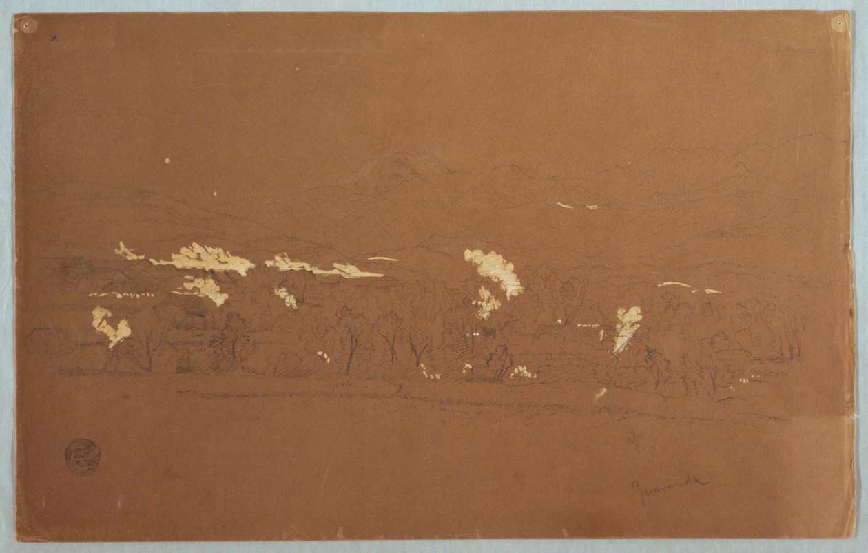 Partial View of Guaranda, Ecuador by Frederic Edwin Church