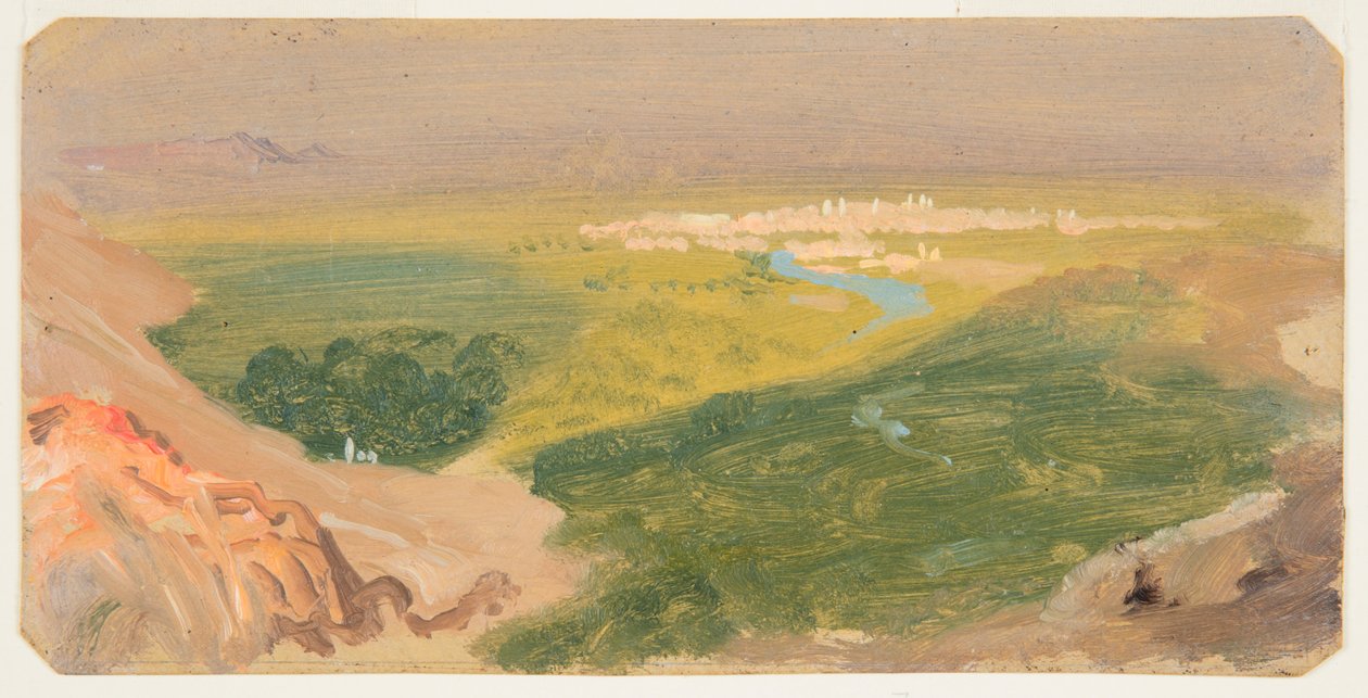 View Towards Damascus, Syria by Frederic Edwin Church