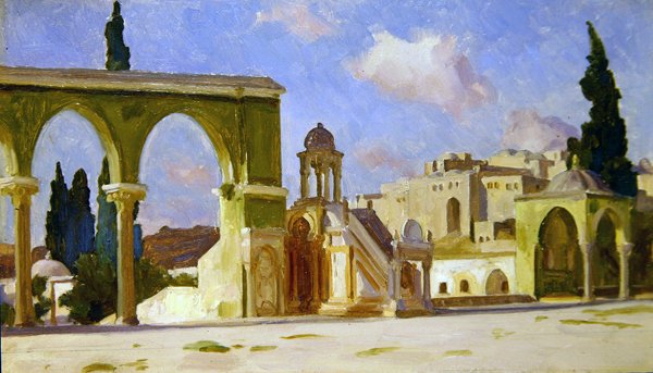 El Haram, Jerusalem by Frederic Leighton