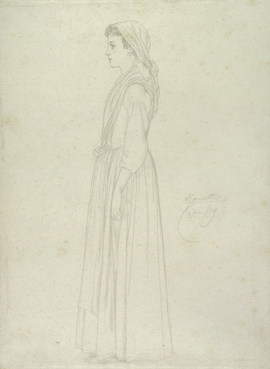 Marietta, Capri, 1859 by Frederic Leighton