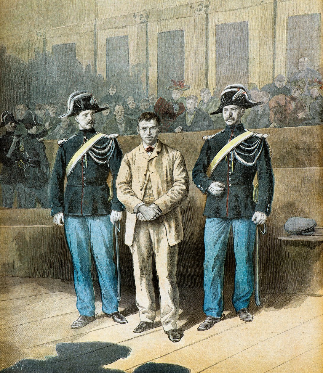 Portrait of the Anarchist Caserio by Frederic Theodore Lix