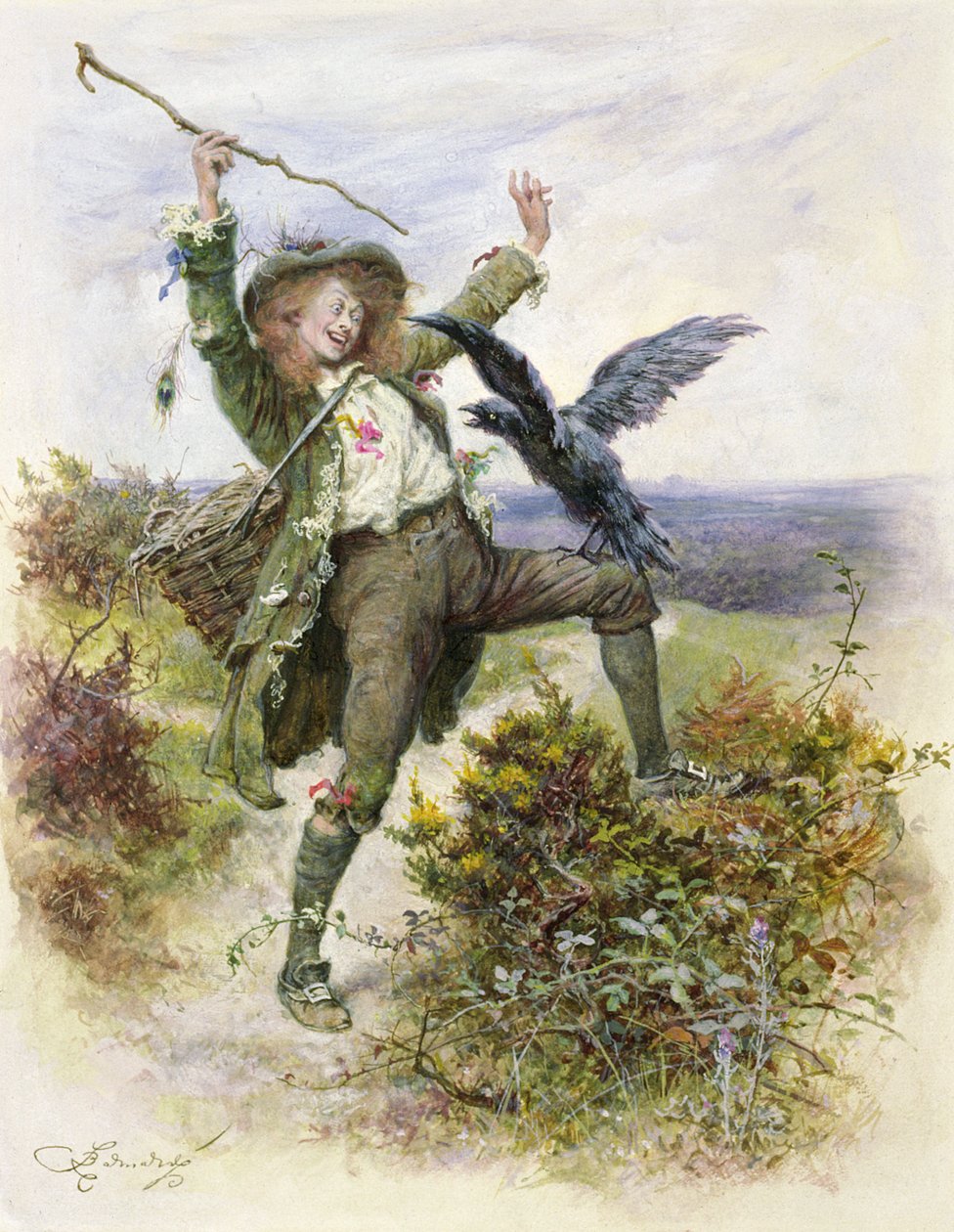 Barnaby Rudge and the Raven Grip by Frederick Barnard