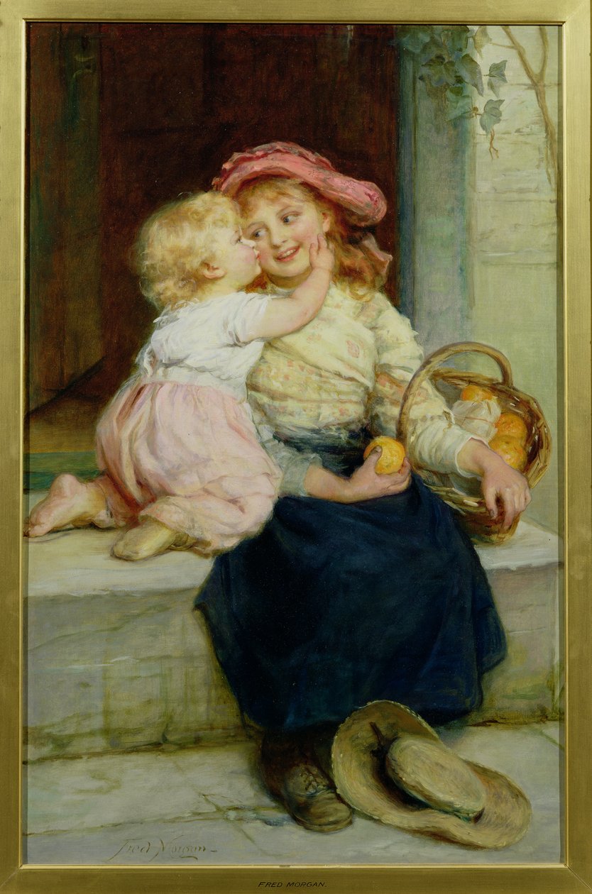 The Orange Seller by Frederick Morgan