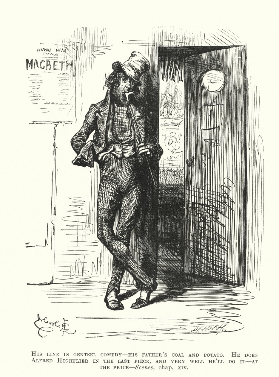 Illustration for Sketches by Boz by Frederick (after) Barnard