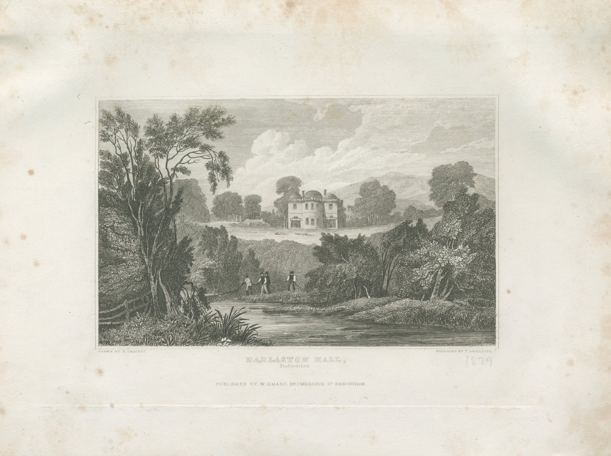 Barlaston Hall by Frederick Calvert