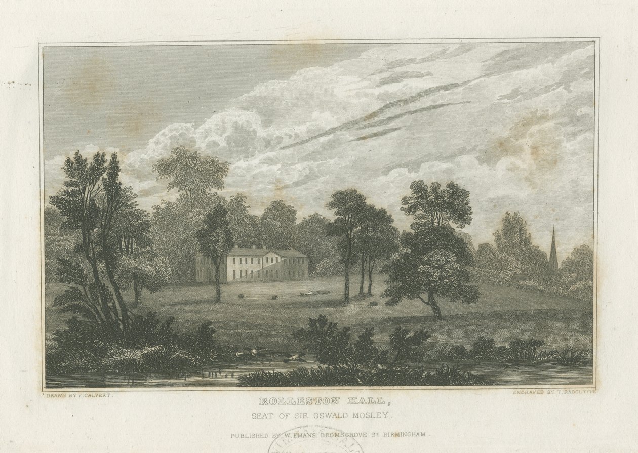 Rolleston Hall by Frederick Calvert