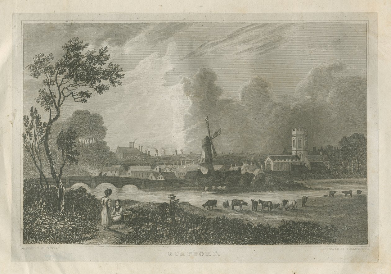 Stafford - South West View by Frederick Calvert