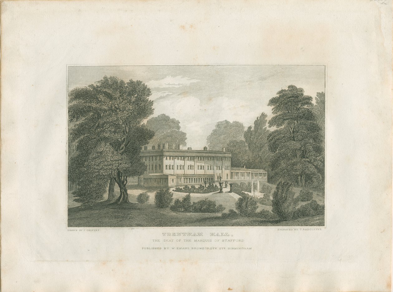 Trentham Hall by Frederick Calvert