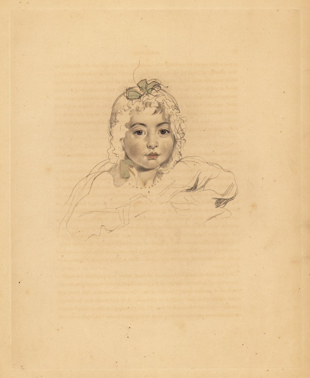 Portrait of Mary Isabella Bloxam by Frederick Christian Lewis