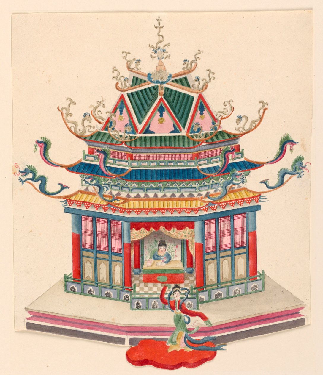 Design for a Chinese Pavilion by Frederick Crace