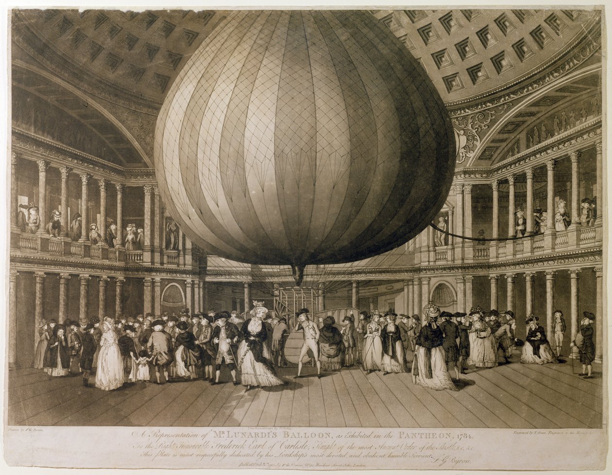 Interior view of the Pantheon, Oxford Street, London, 1785 by Frederick George Byron