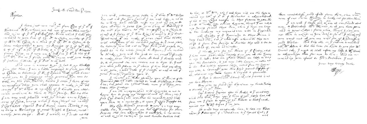 Letter by Samuel Pepys to John Jackson, Esq by Frederick George Netherclift