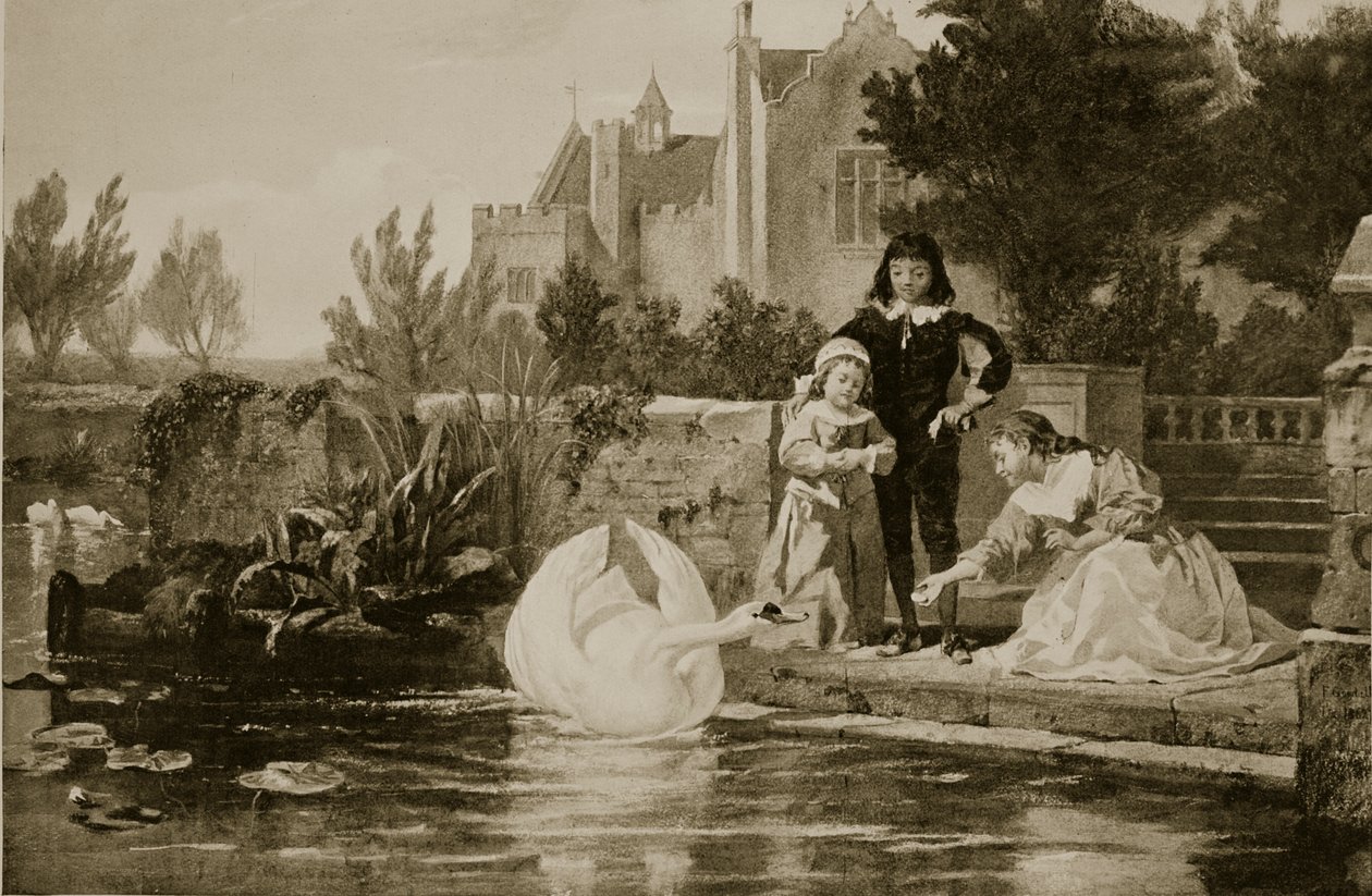 The children of Charles I, illustration from 