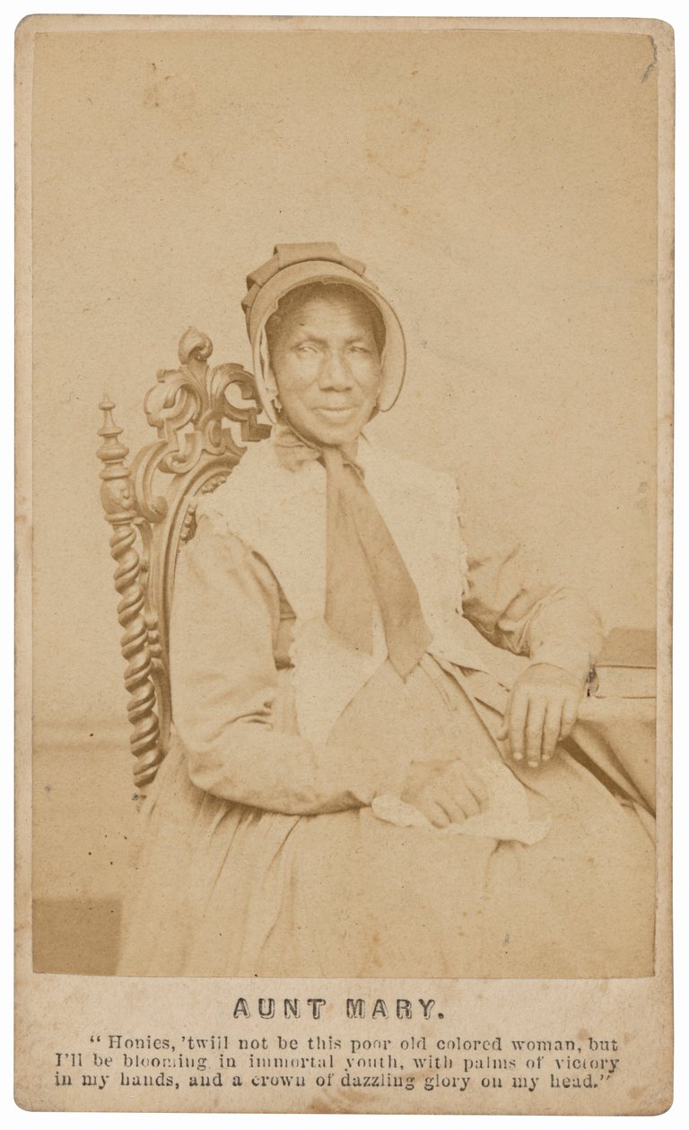 Aunt Mary Dines, c. 1865 by Frederick Gutekunst