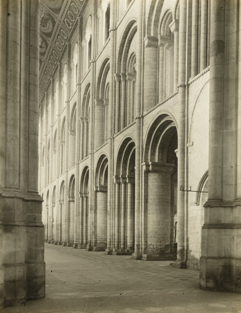 Ely Cathedral: Nave from under West Tower by Frederick H. Evans