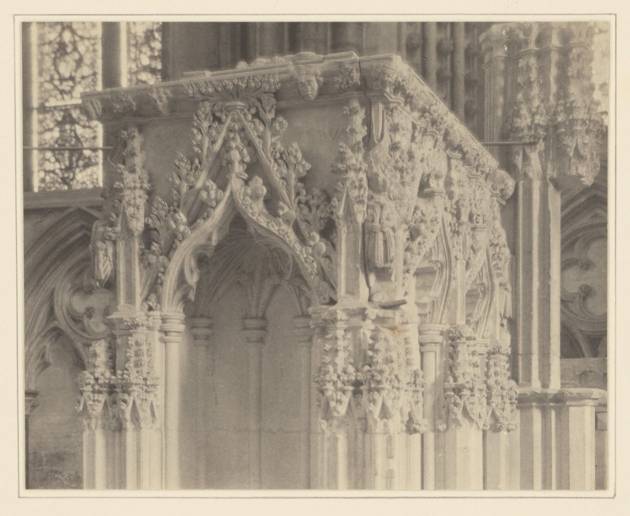 Lincoln Cathedral, Detail of Portable Shrine by Frederick H. Evans