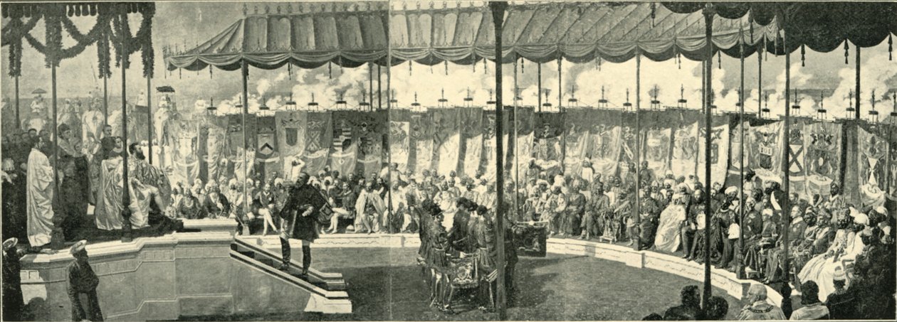 The Imperial Assemblage at Delhi by Frederick Hollyer