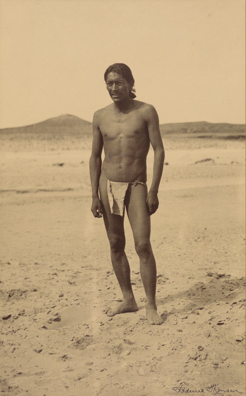 Native American Man by Frederick I. Monsen
