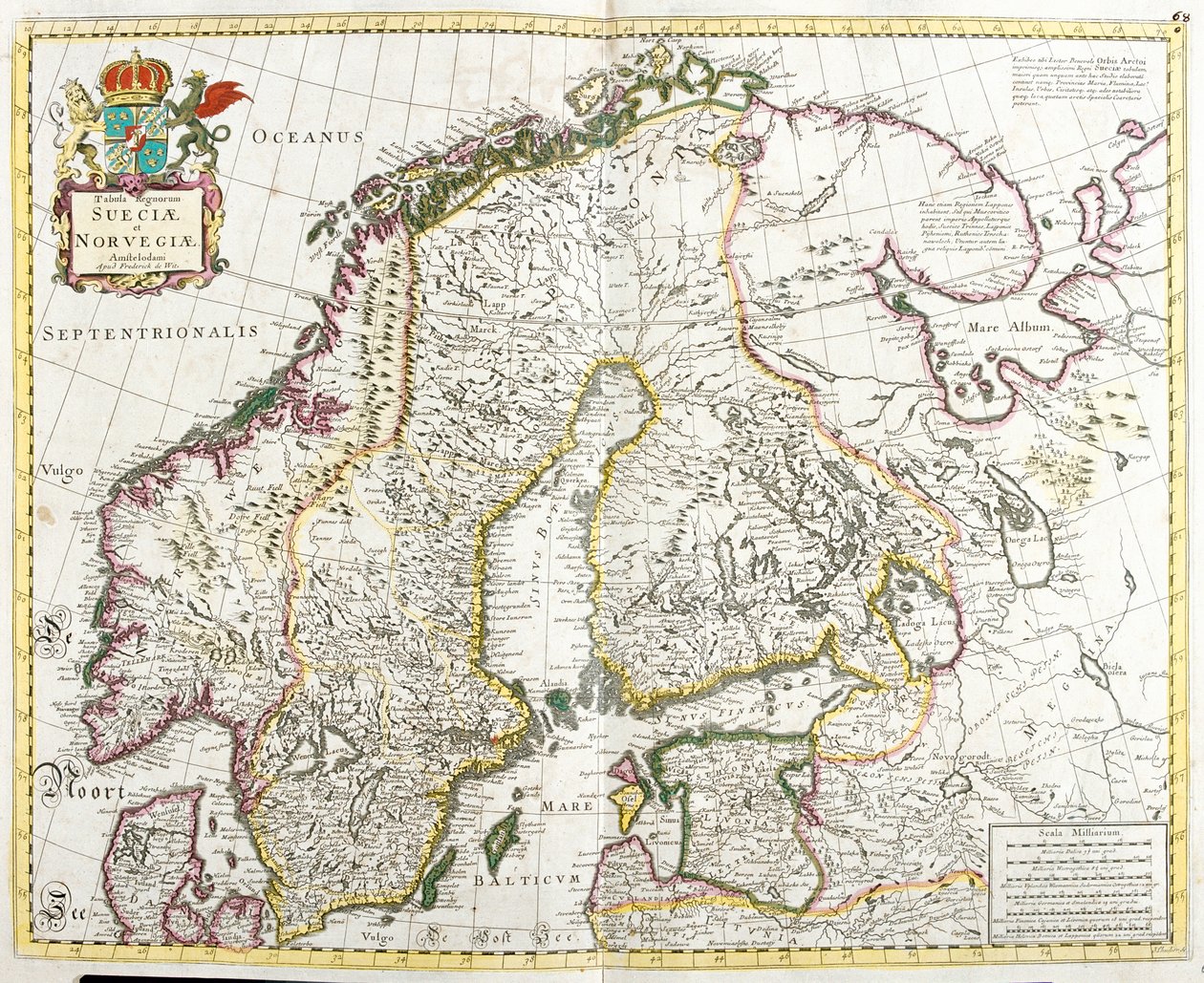 Sweden, Norway, Finland, Estonia, Russia