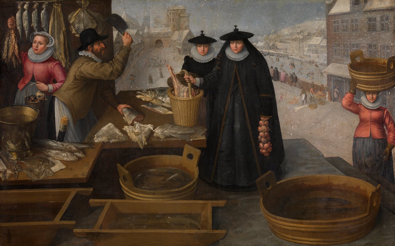 Fish Market by Frederik Valckenborch