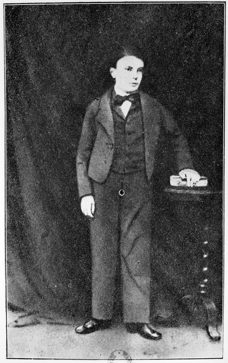 Guy de Maupassant in Fecamp, aged 9, from La Fin de Maupassant by Georges Normandy, published in 1927, Paris by French Photographer