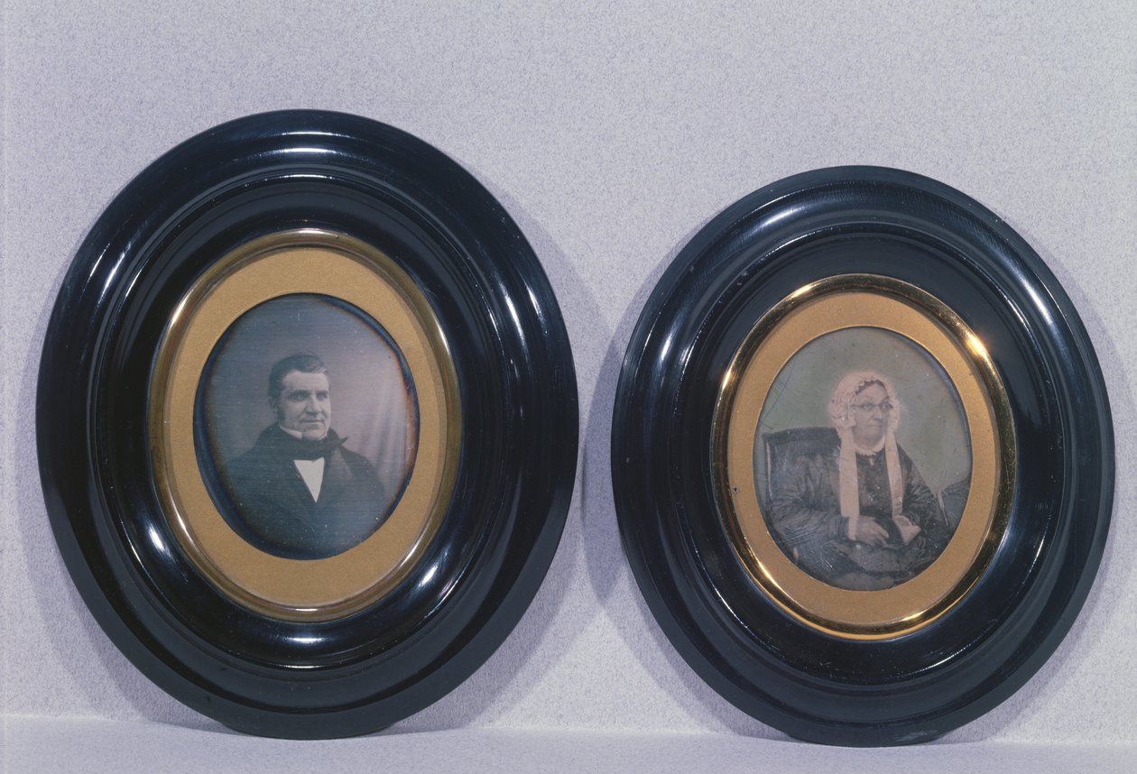 Mother and Father of Louis Pasteur, c.1840-50 by French Photographer