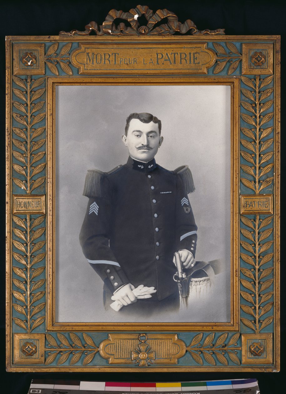 Portrait of a sergeant from the Colonial Infantry by French Photographer