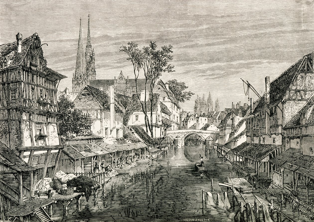 Chartres, France, in the 19th century, from 