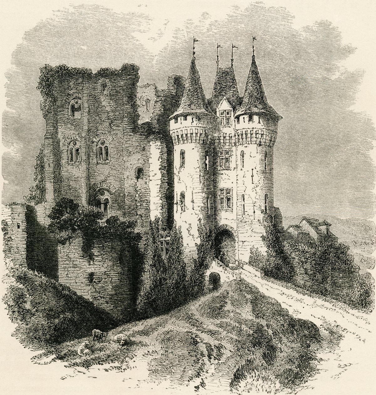 Chateau Saint-Jean in Nogent-le-Rotrou, France, from 