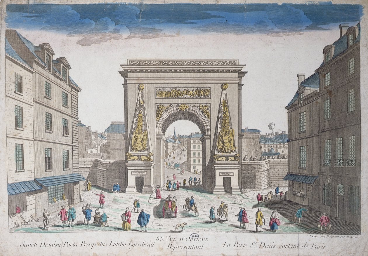 The Saint-Denis Gate by French School