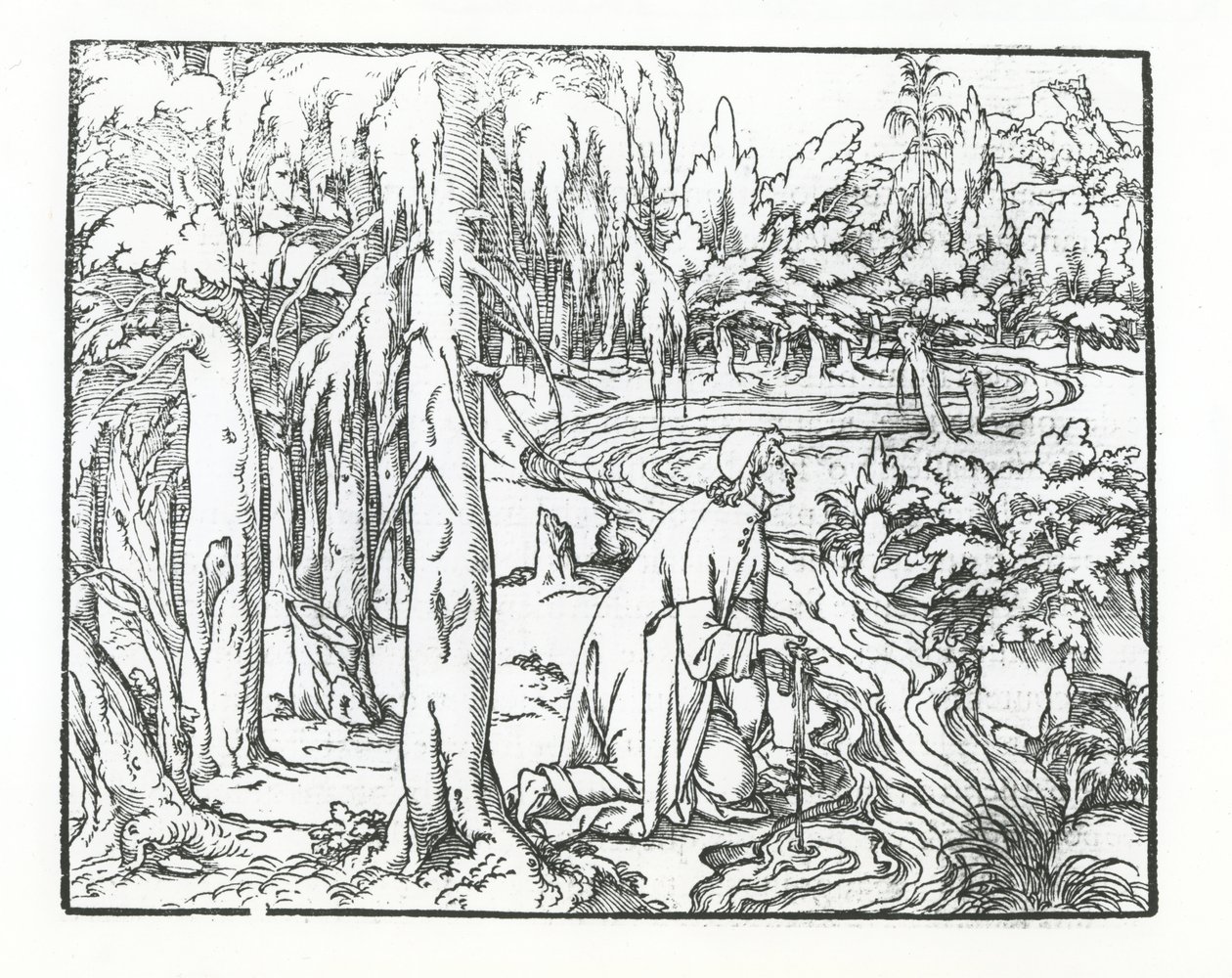 Page from Discours du Songe de Poliphile, by Francesco Colonna, 1546 by French School