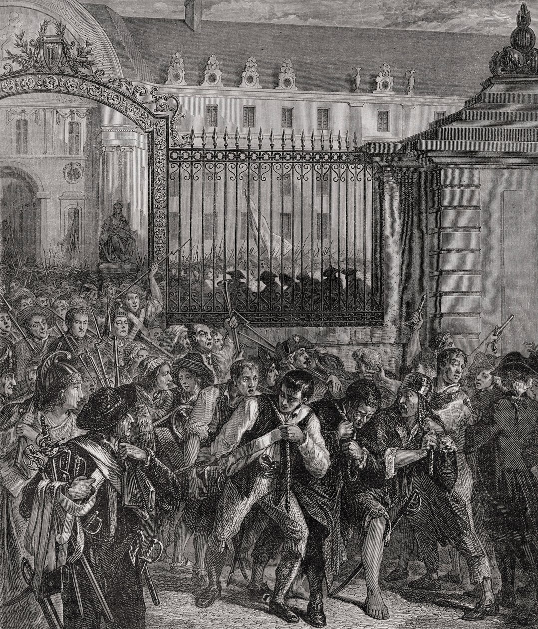 Pillage of the Invalides Armoury, 14 July 1789 by French School