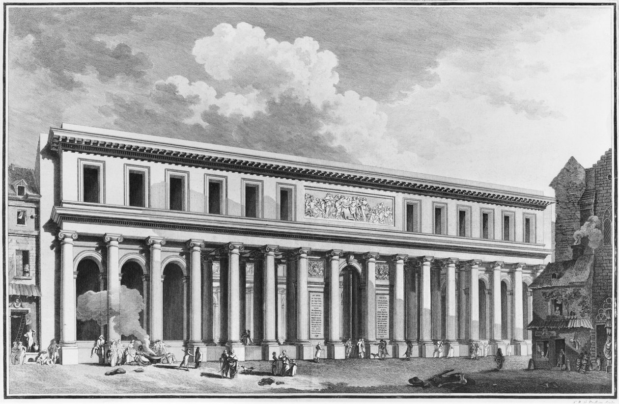 The Academy of Surgery, Paris, Engraved by Claude Rene Gabriel Poulleau, 1773 by French School