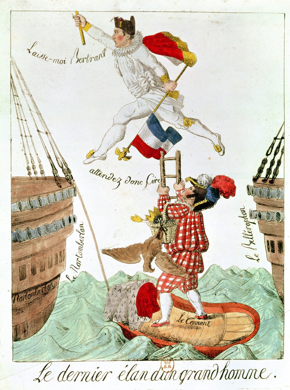 The Last Leap of a Great Man by French School
