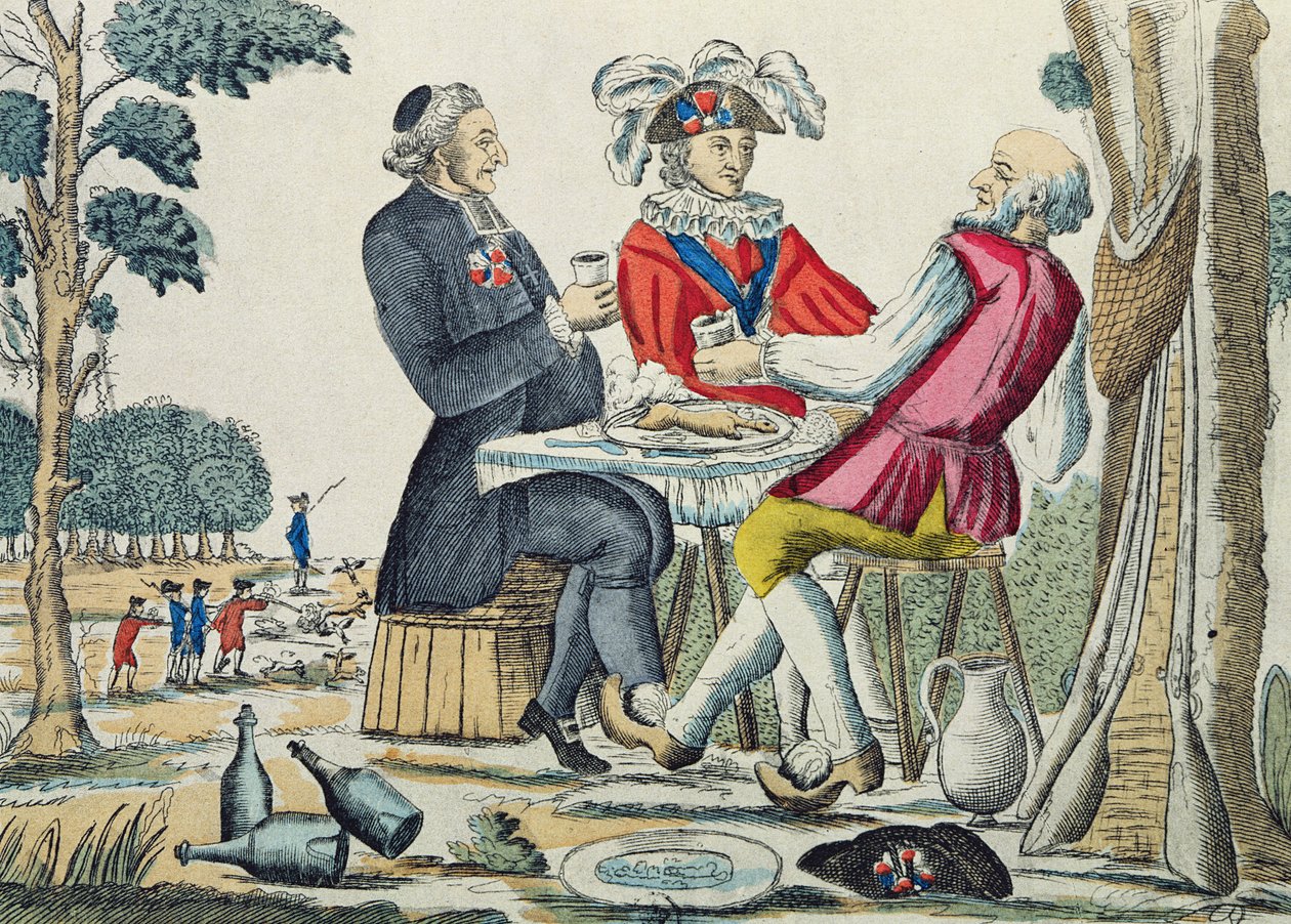 The Patriotic Snack, Reunion of the Three Estates by French School