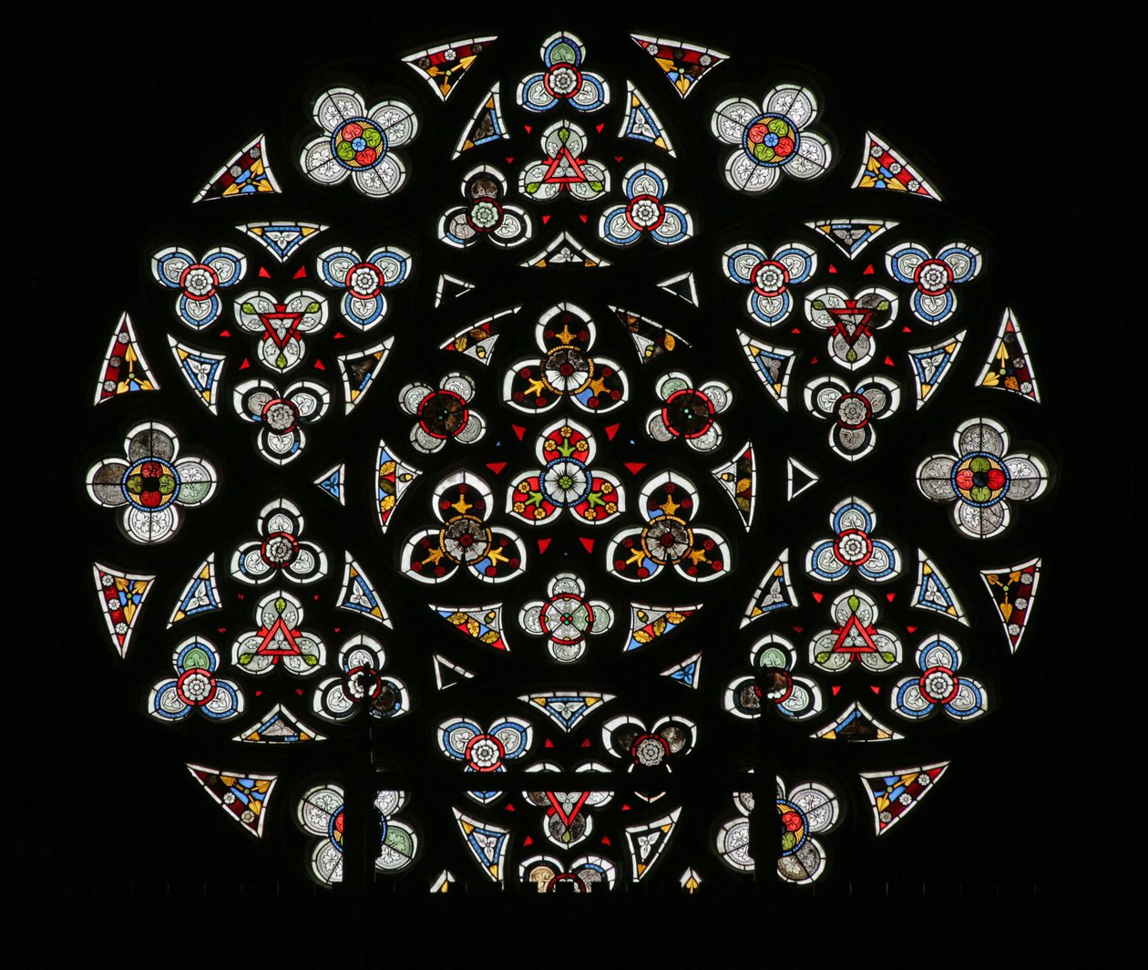 West Rose Window by French School