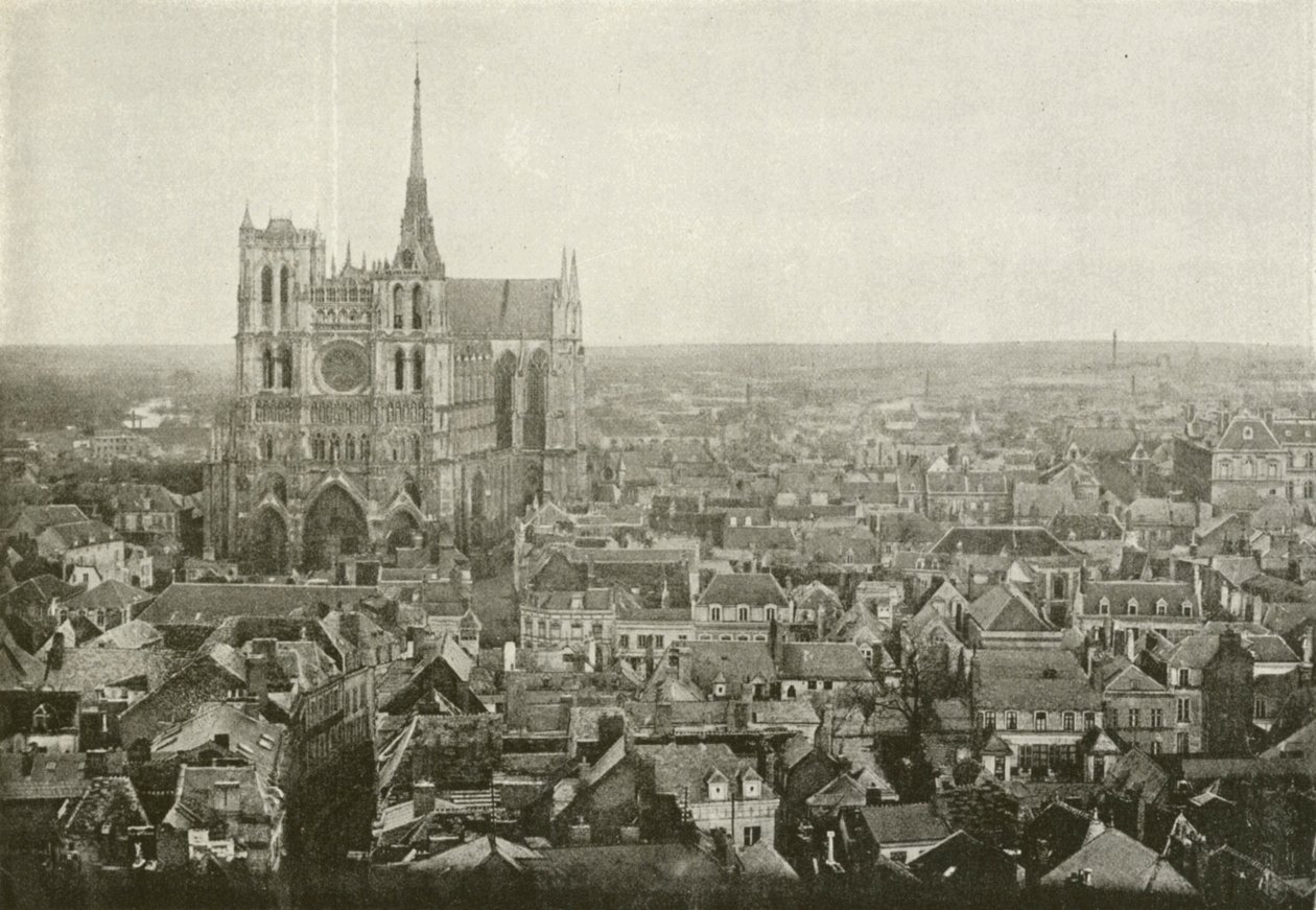 Amiens, General View by French Photographer
