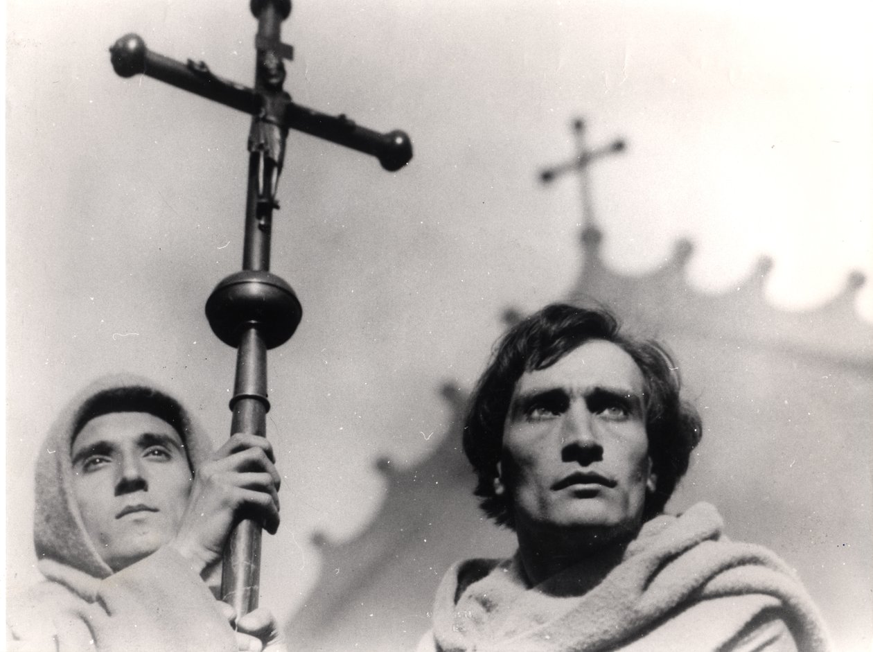 Antonin Artaud in the film The Passion of Joan of Arc by Carl Theodor Dreyer by French Photographer