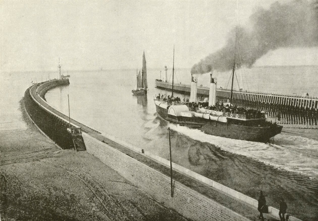 Boulogne-sur-Mer, The Jetties by French Photographer