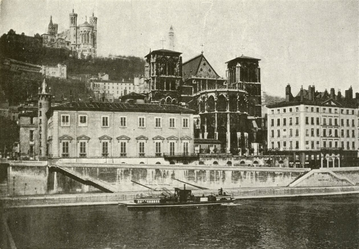 Lyon, Archbishopric, Saint-Jean, Fourvieres by French Photographer